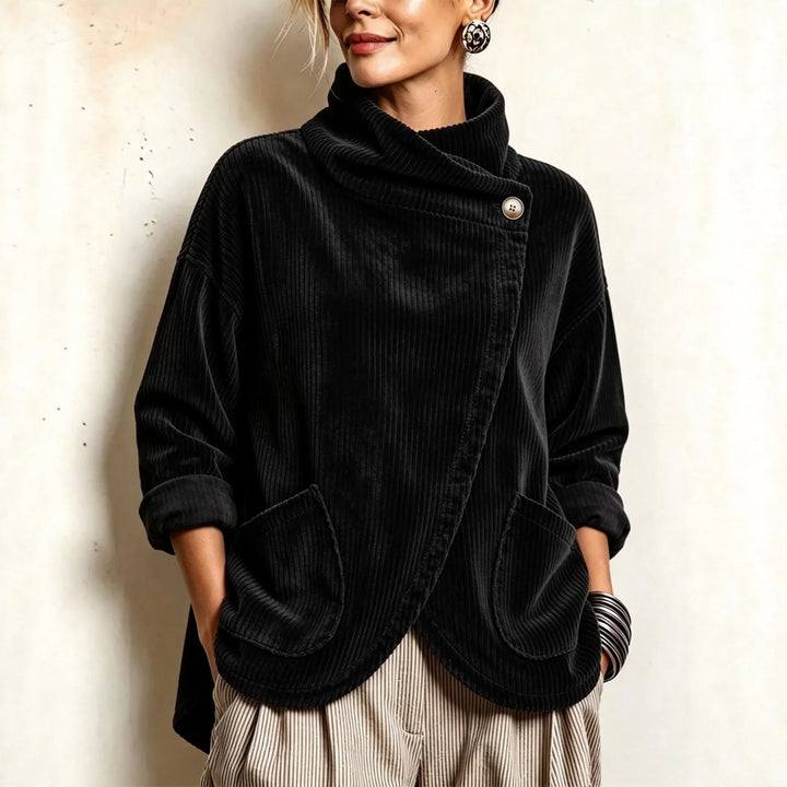 Adriane Wrap Front Jacket