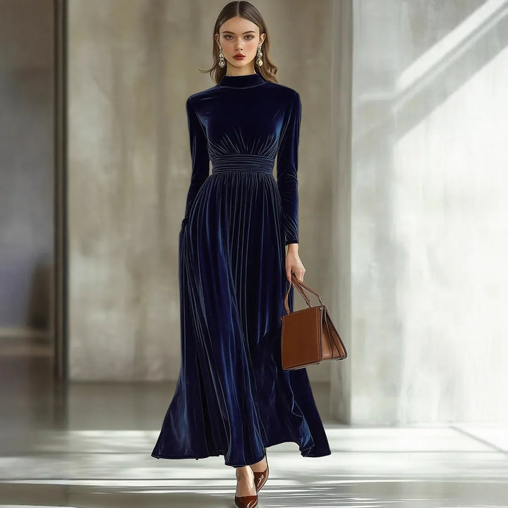Andrea Ruched Waist Maxi Dress