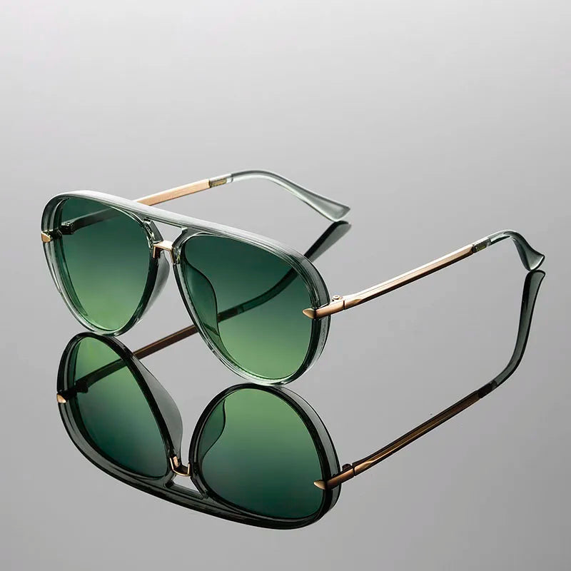 Ladnon Retro Aviator Sunglasses