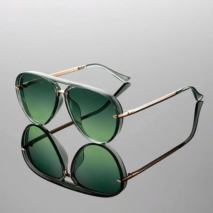 Ladnon Retro Aviator Sunglasses
