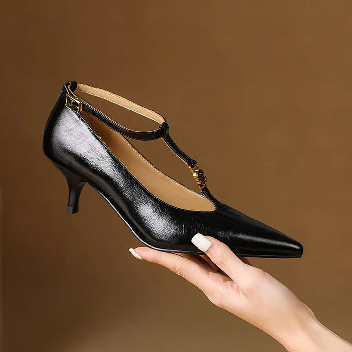 Judith Genuine Leather Heels