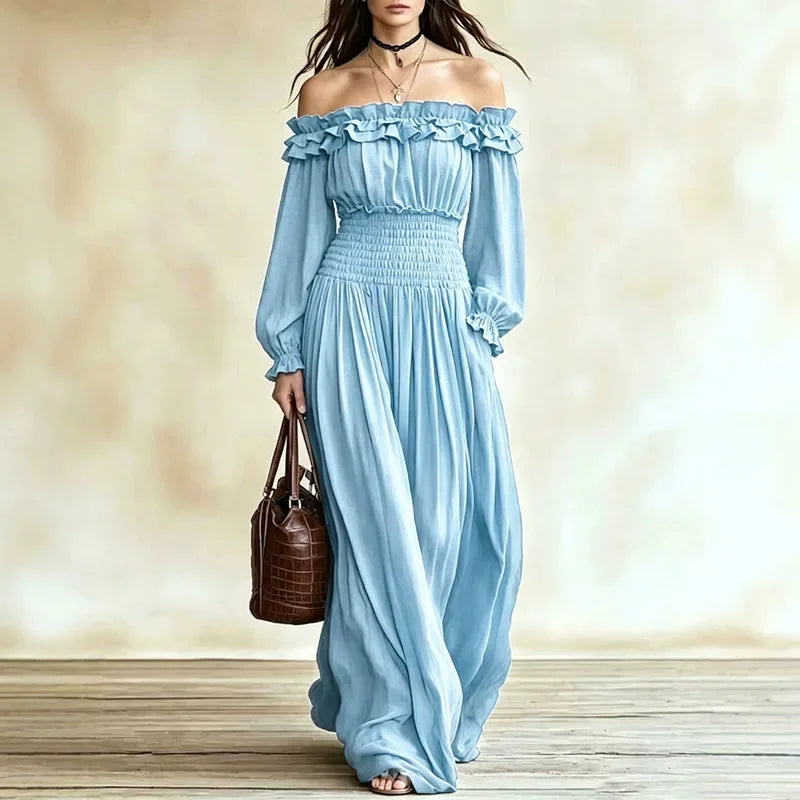 Amara Off Shoulder Maxi Dress