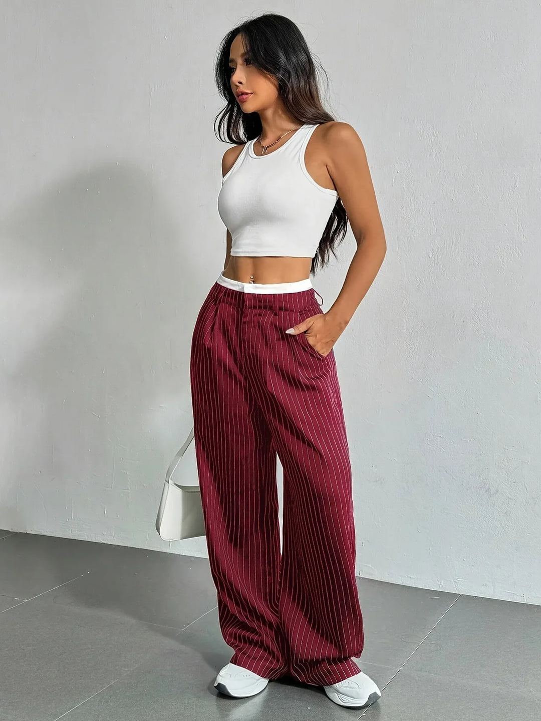 Emiara Classic Striped Pants