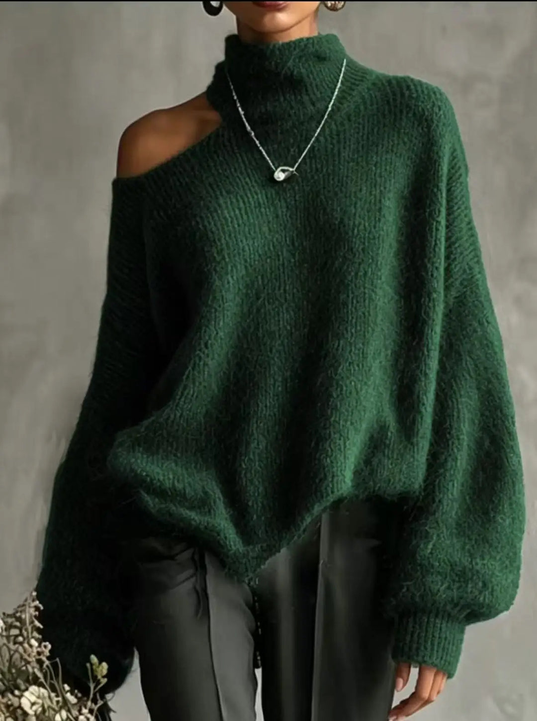 Ophelia Cutout Shoulder Sweater