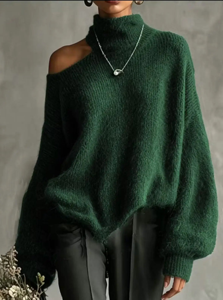 Ophelia Cutout Shoulder Sweater