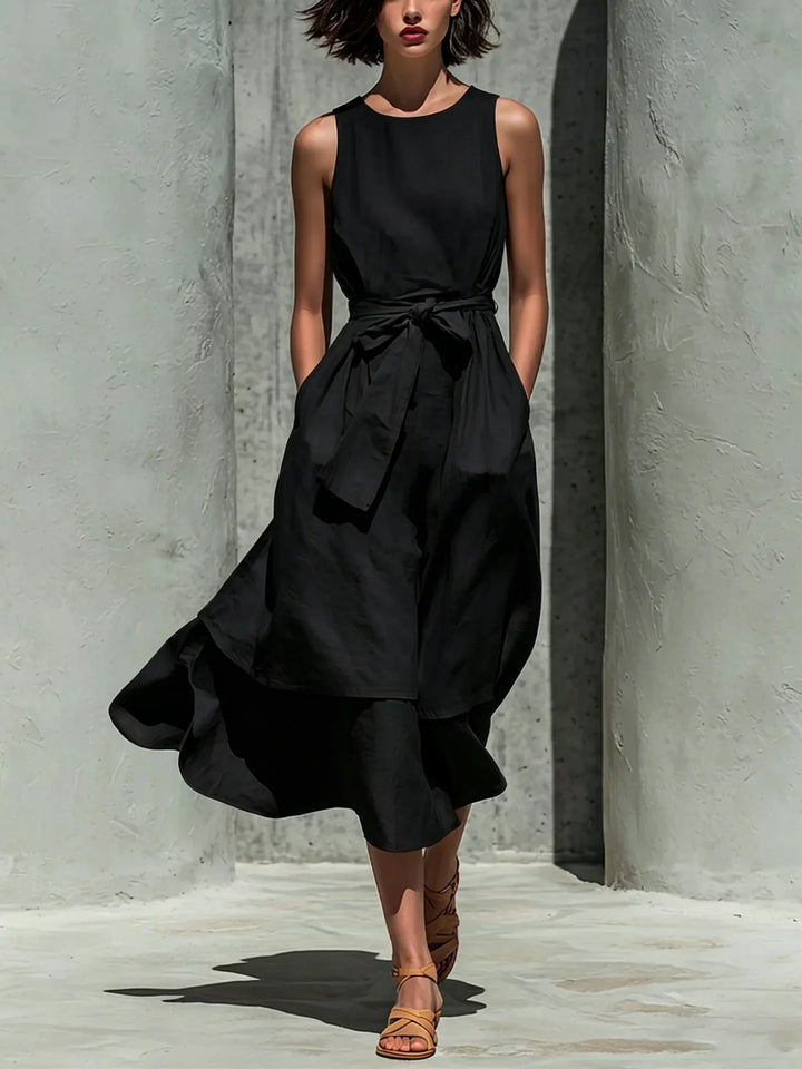 Sienna Elegant Flowy Midi Dress