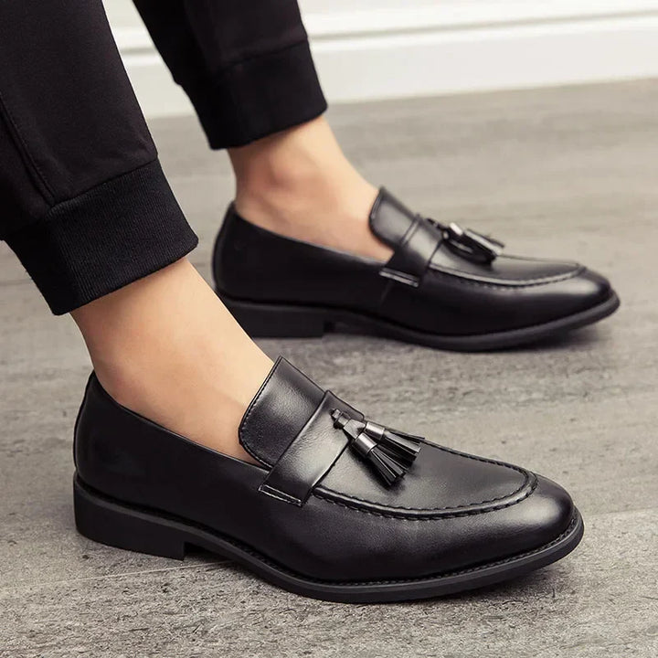 Denver Tassel Leather Loafers