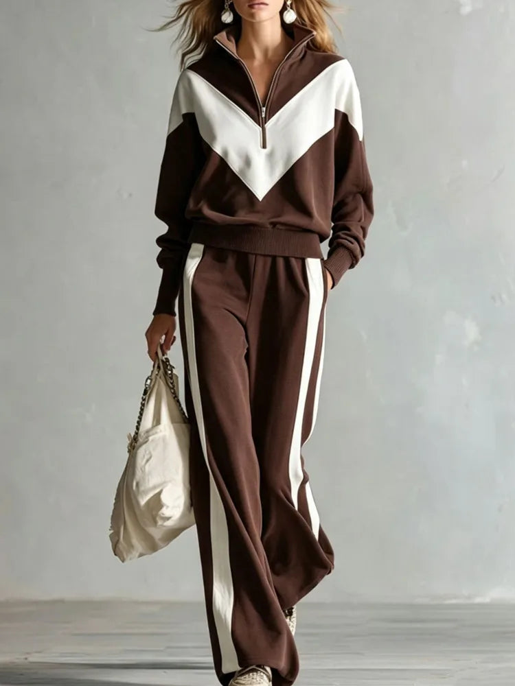 Nolani Contrast Activewear Set