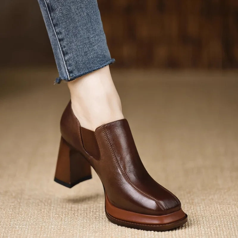 Calla Block Heel Pumps