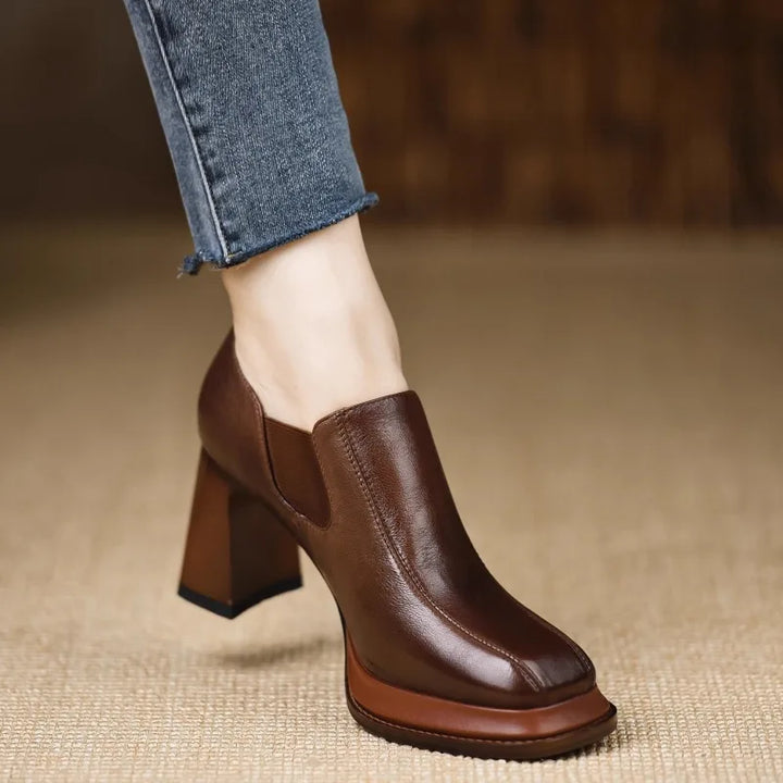 Calla Block Heel Pumps