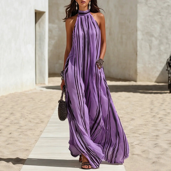 Lexie Striped Pocket Maxi Dress