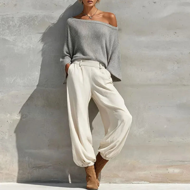 Narissa Knit One Shoulder Set