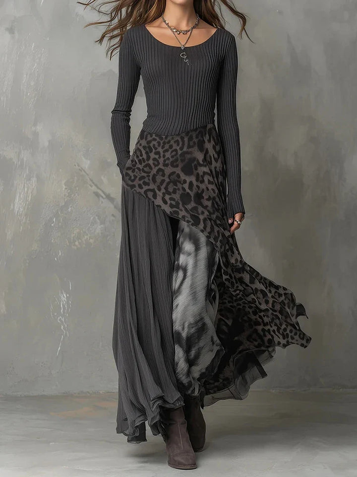 Genevra Ribbed Knit Dress