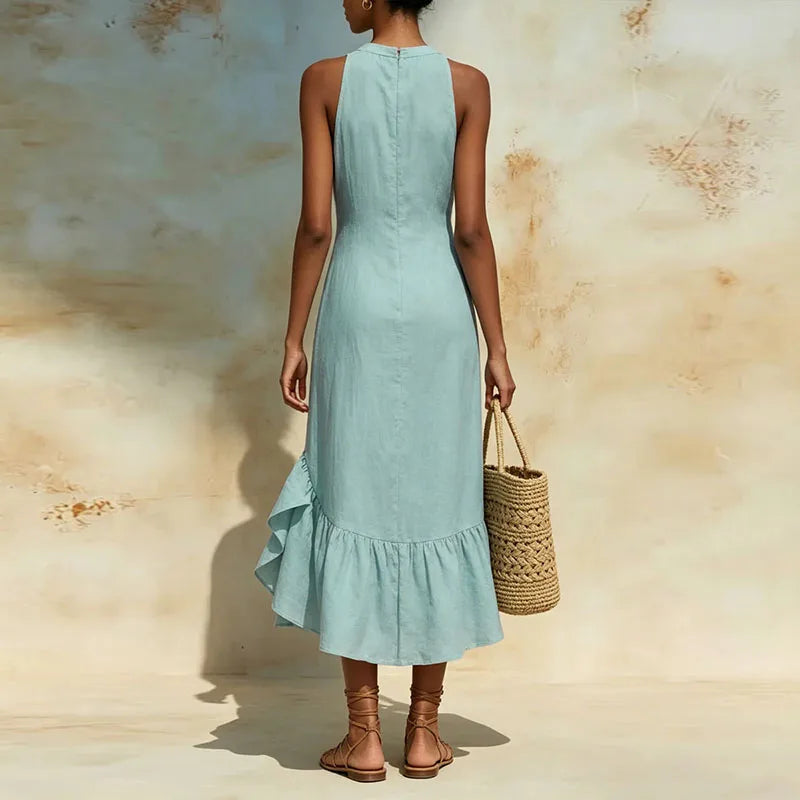 Alice Halter Neck Maxi Dress