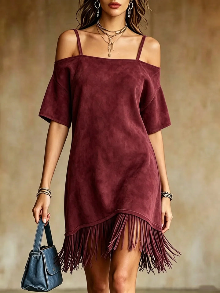 Marissa Fringe Mini Dress