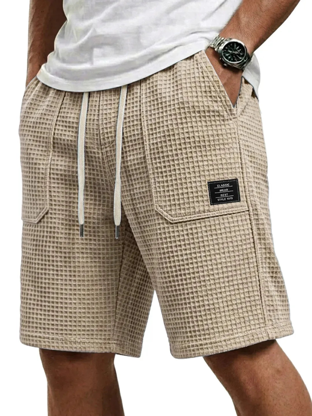George Waffle Knit Shorts