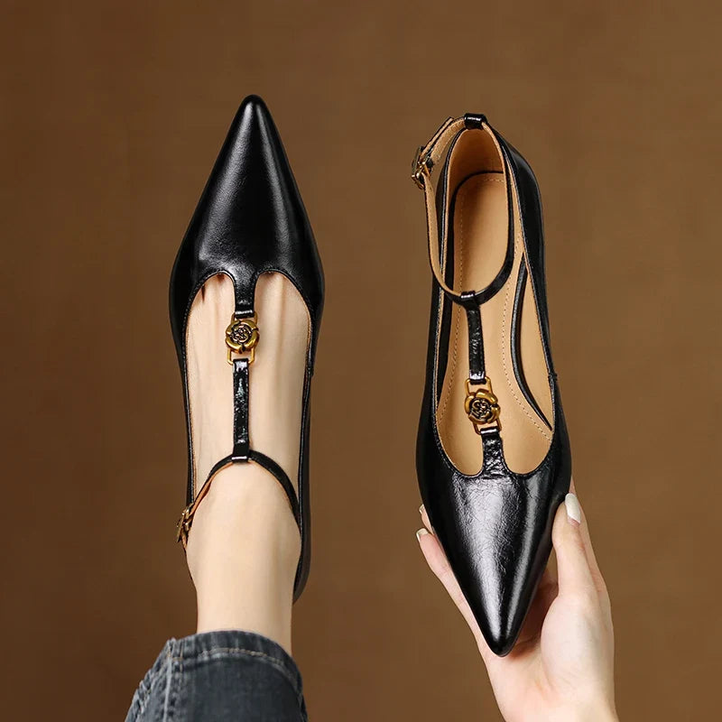 Judith Genuine Leather Heels