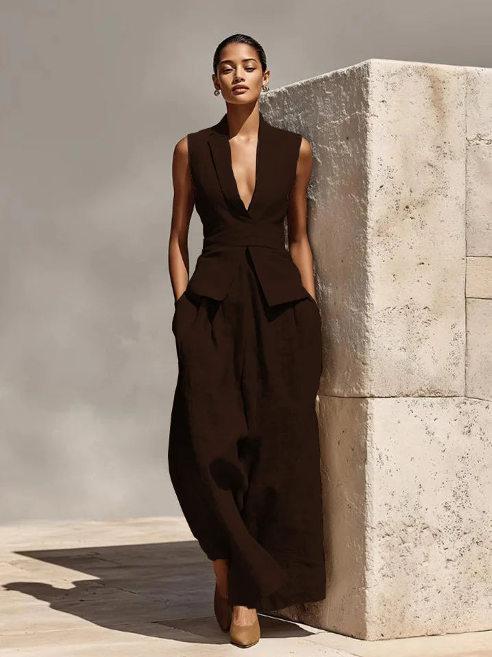 Bea Elegant Tailored Two-Piece Set