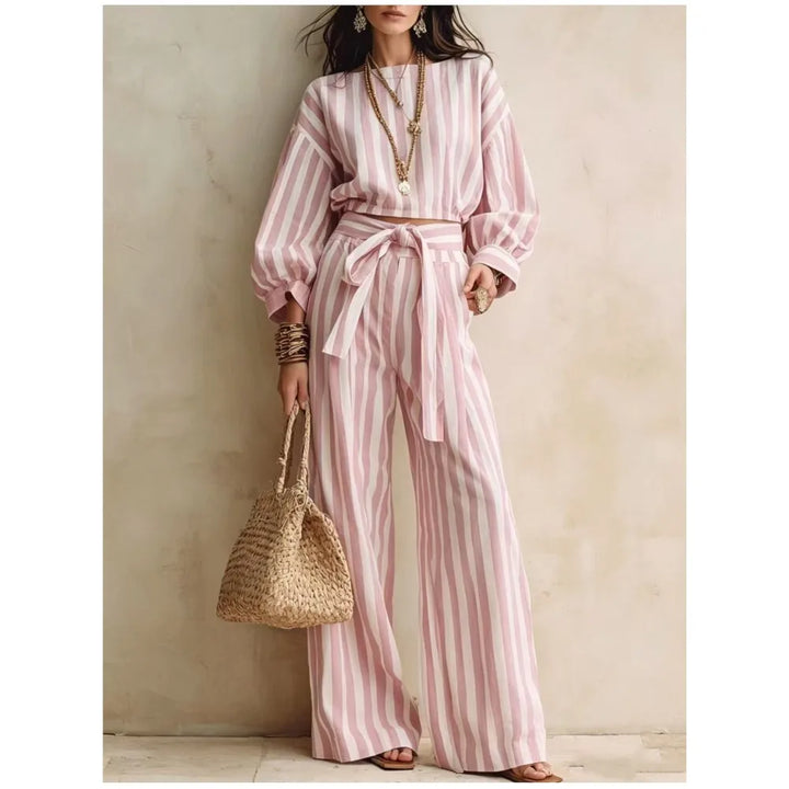 Abril Striped Matching Set