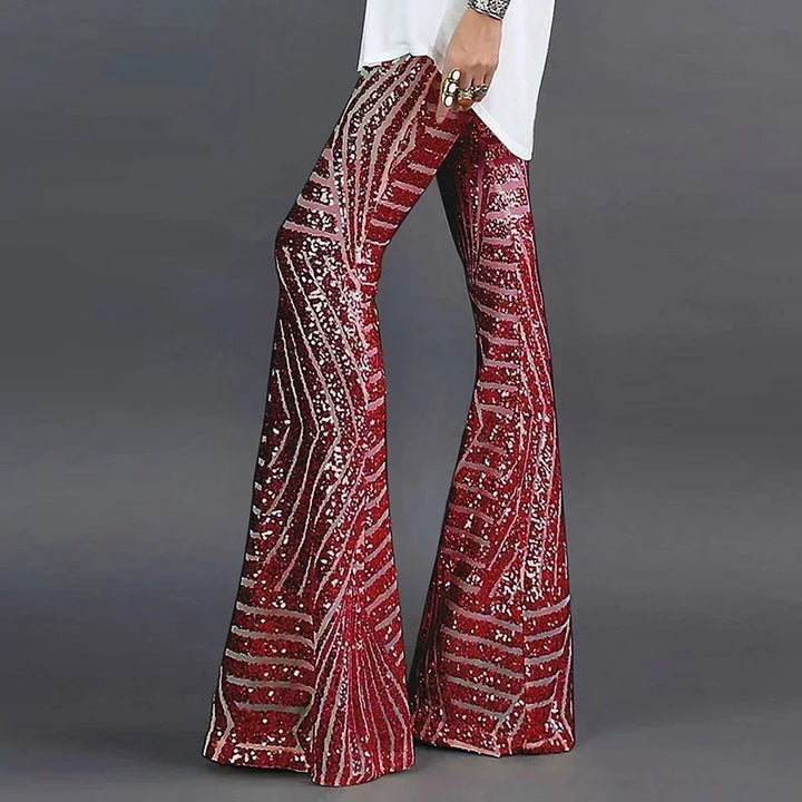 Carly Sequin Flare Pants
