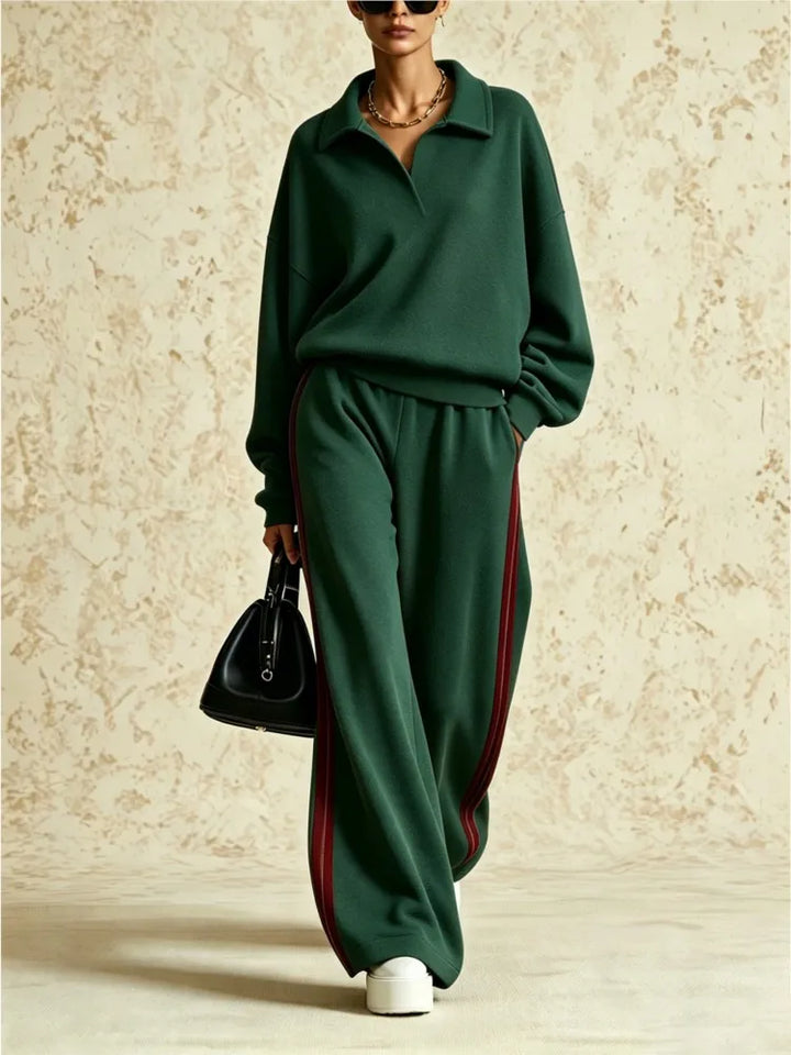 Amoret Contrast Stripe Travel Set