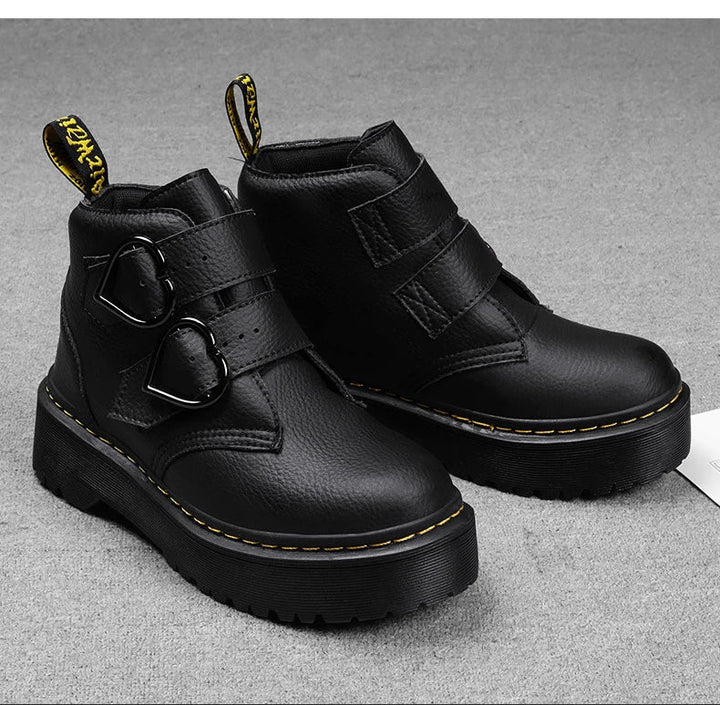 Britney Leather Platforms