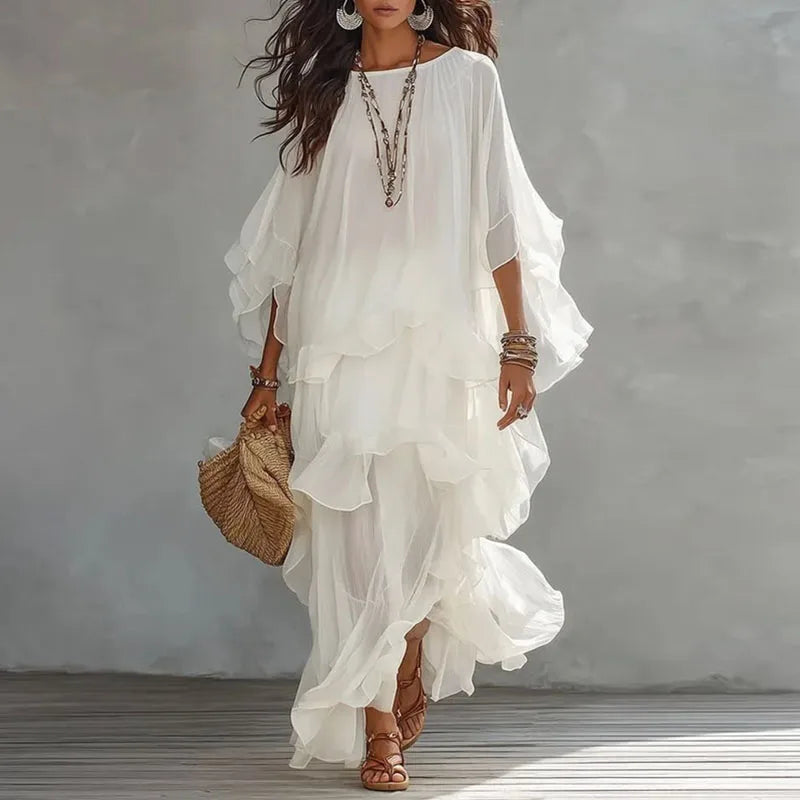 Simone Tiered Ruffle Maxi Dress