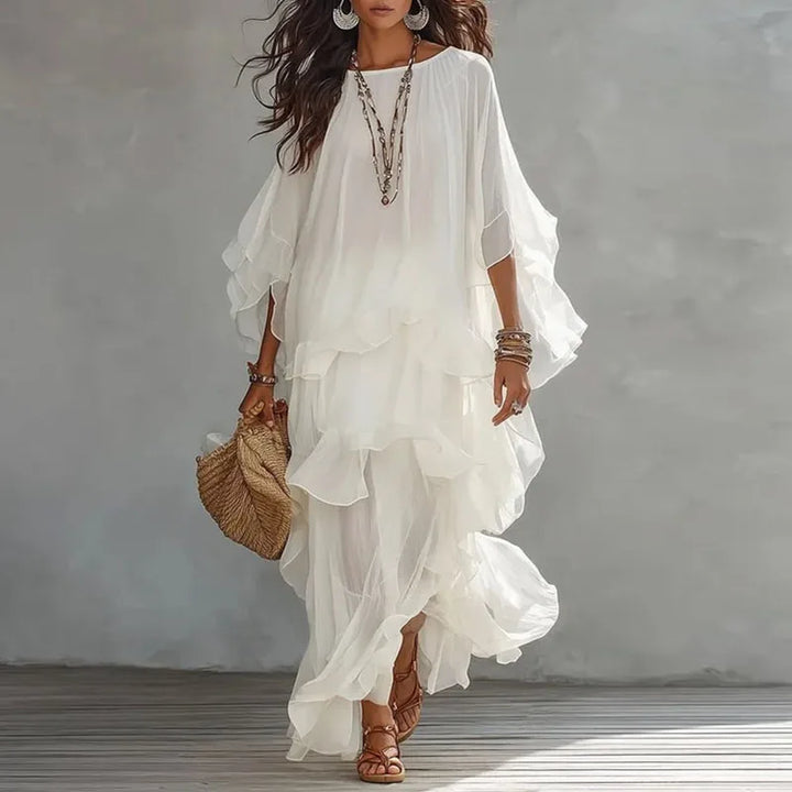 Simone Tiered Ruffle Maxi Dress