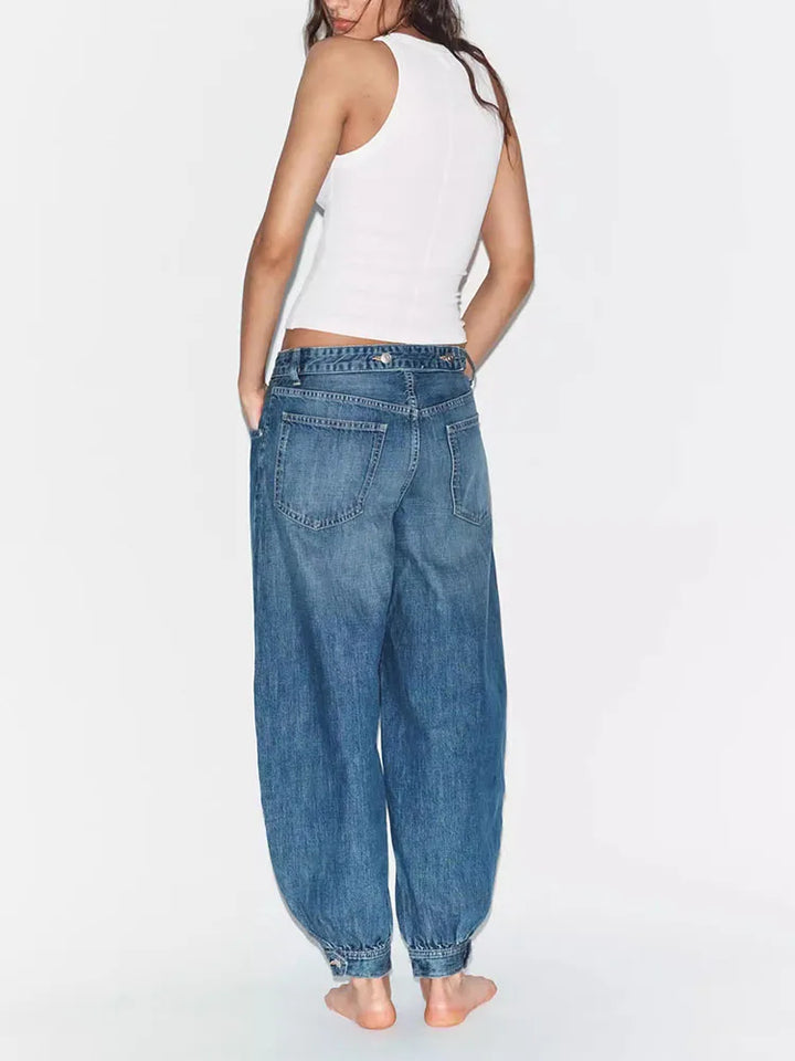 Paige Balloon Denim Trousers
