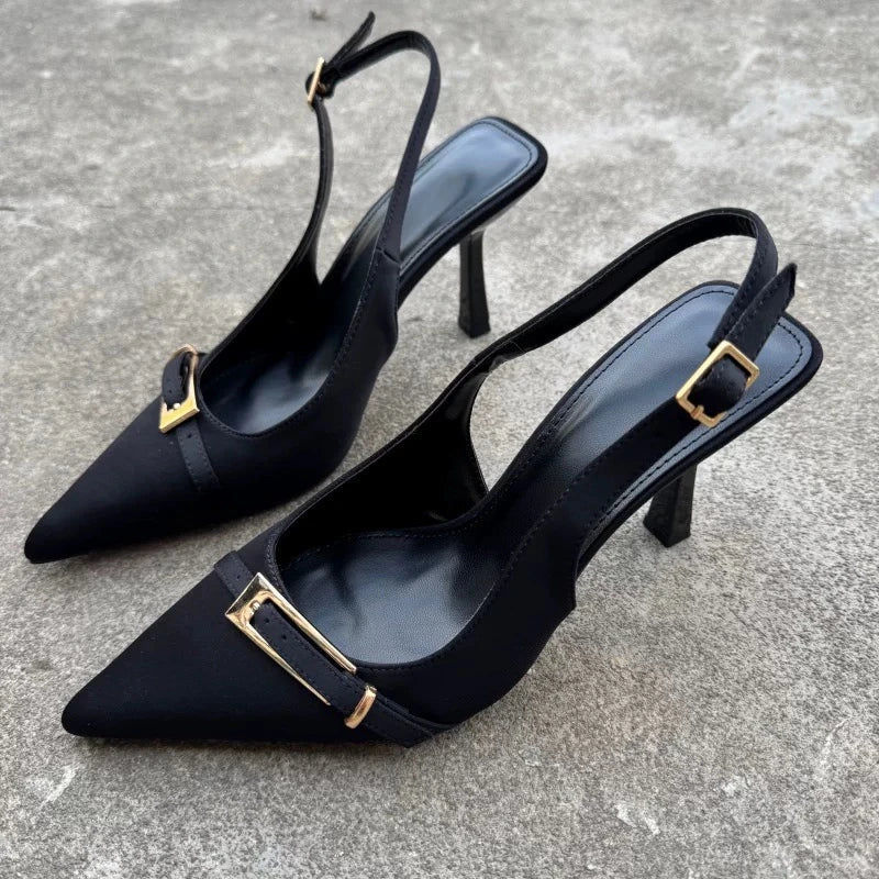 Jane Pointed Slingback Heels