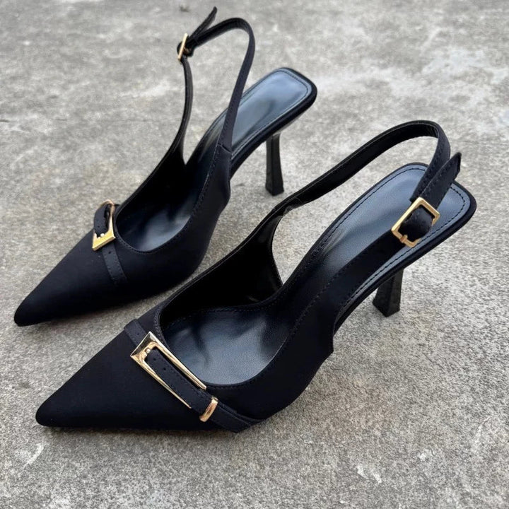 Jane Pointed Slingback Heels