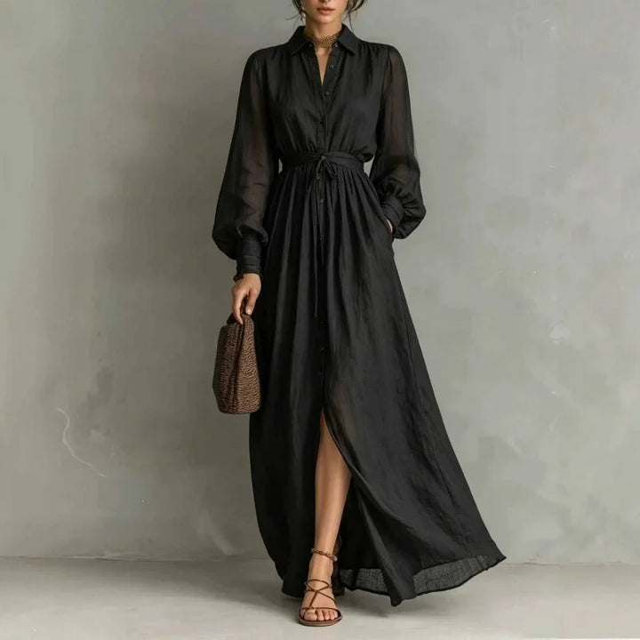 Jordyn Lantern Sleeve Maxi Dress