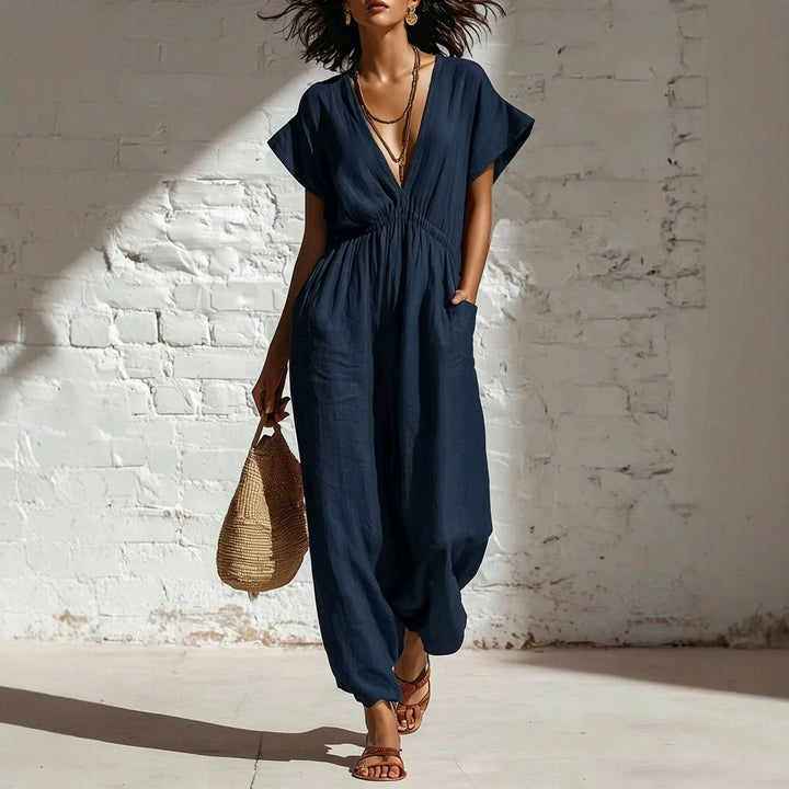 Carey Casual Wide Leg Jumpsuit