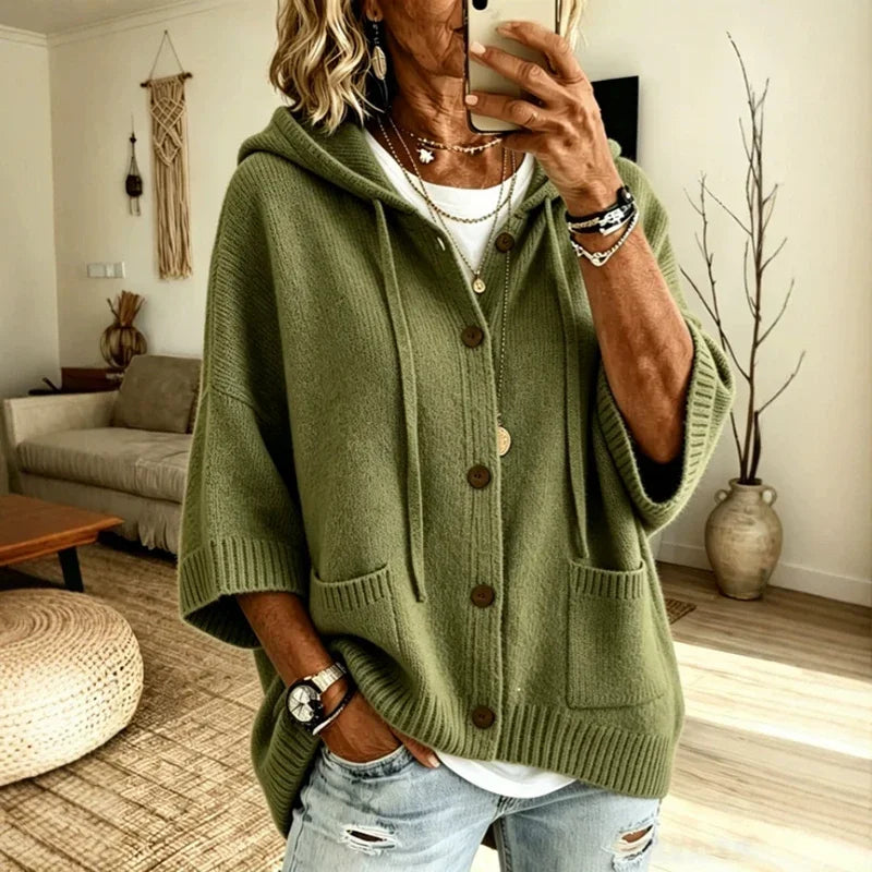 Josephina Hooded Cardigan Sweater