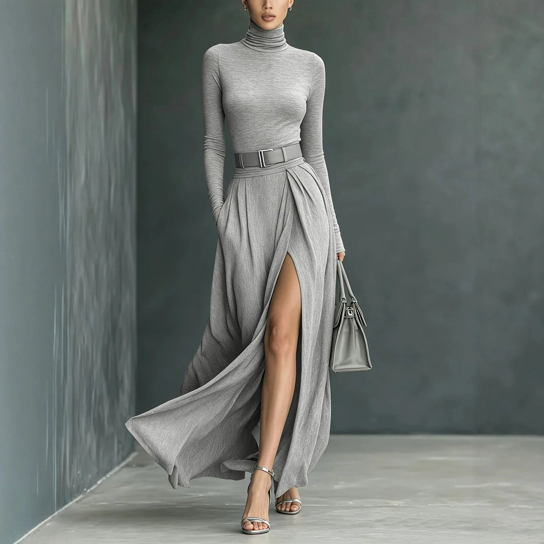 Aline Turtleneck Sweater Dress