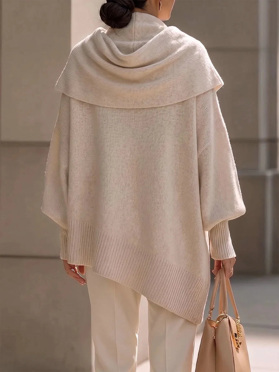 Liora Scarf Collar Poncho
