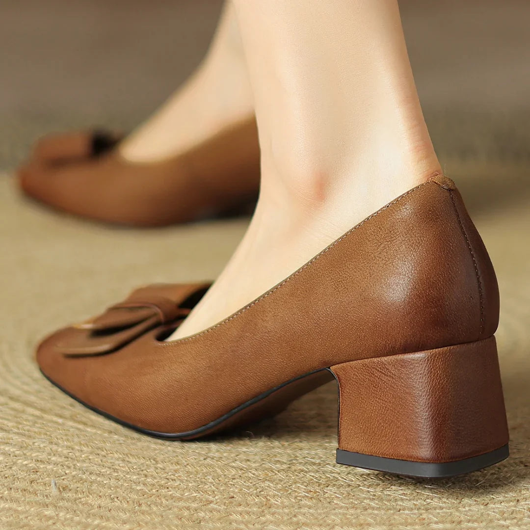 Aubrey Block Heel Pumps