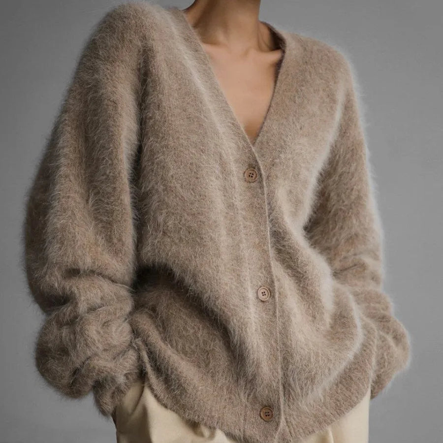 Laurel Soft Mink Cardigan