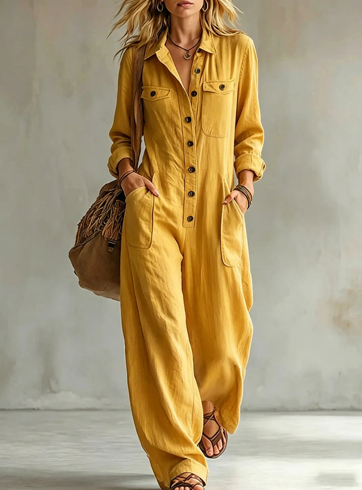 Harlan Wide Leg Utility Jumpsuit
