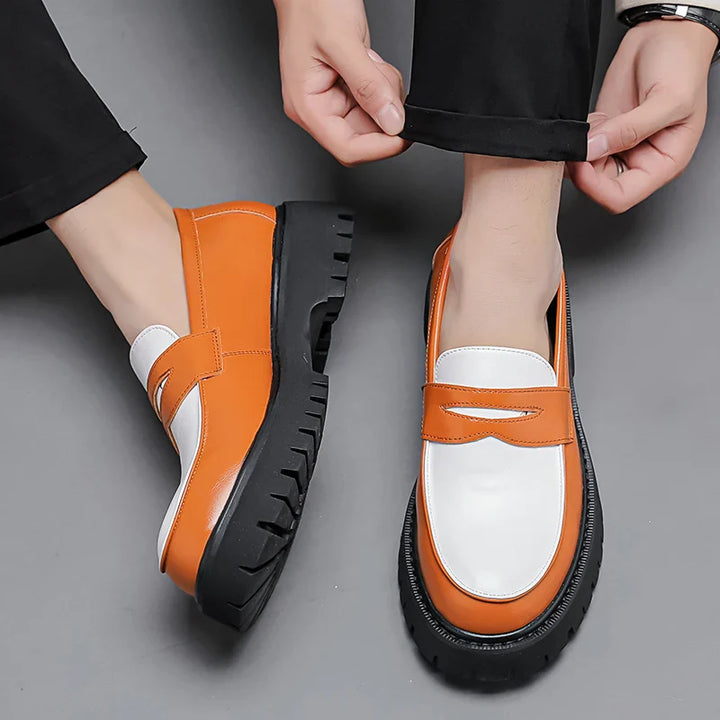 William Leather Penny Loafers