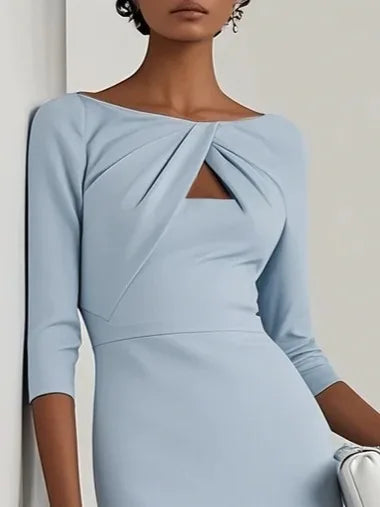 Alessia Wrap Waist Midi Dress