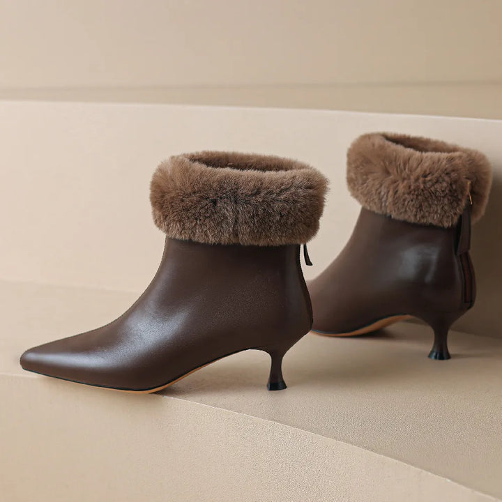 Claire Leather Ankle Boots