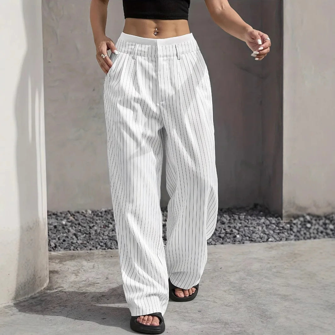 Emiara Classic Striped Pants