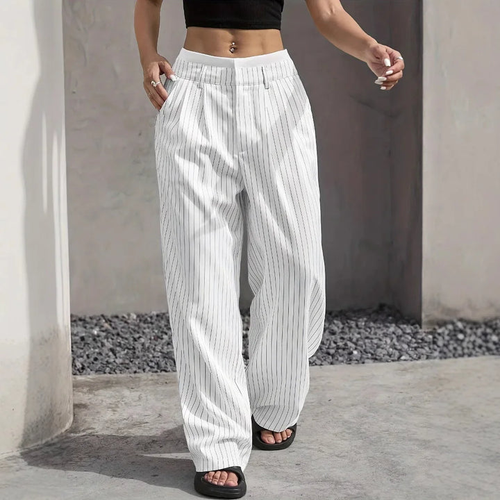 Emiara Classic Striped Pants