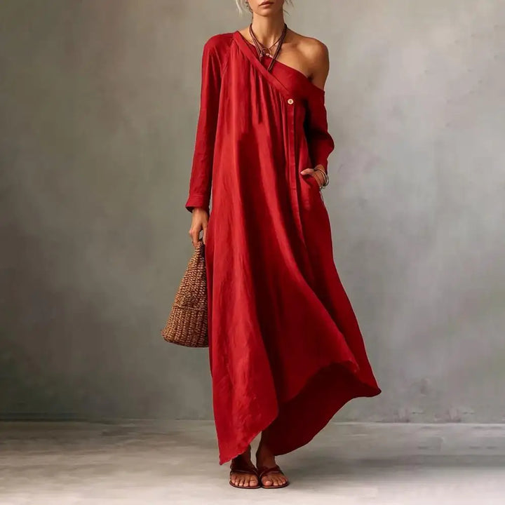 Charlotte One Shoulder Maxi Dress