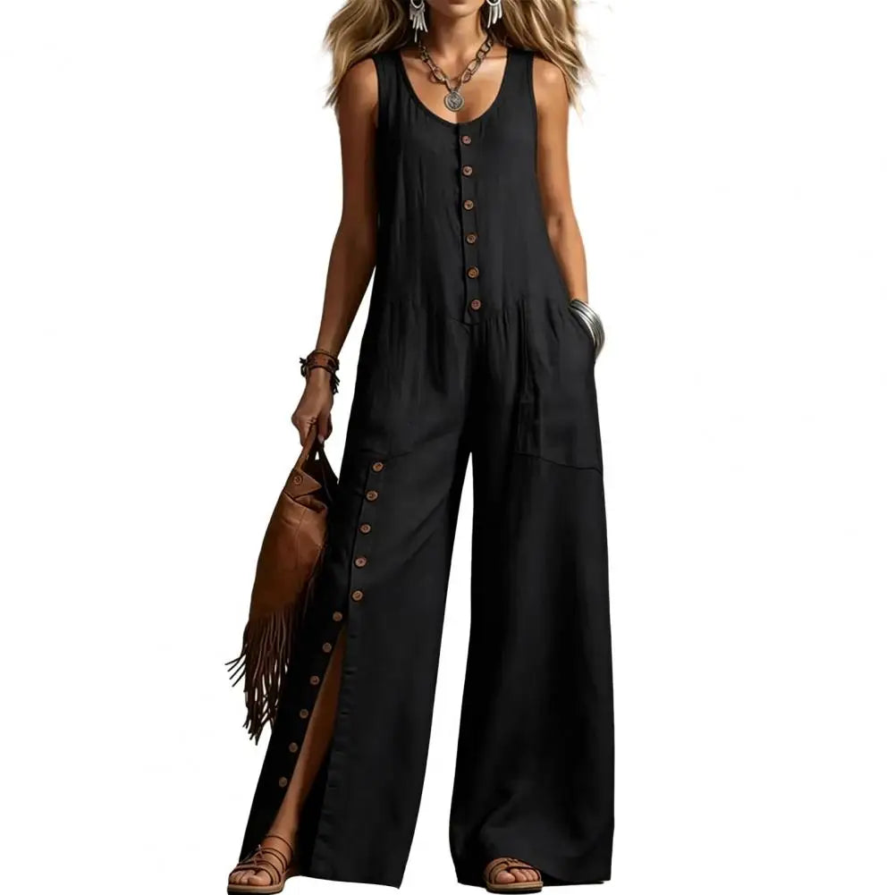 Mireya Relaxed Wide Leg Jumpsuit