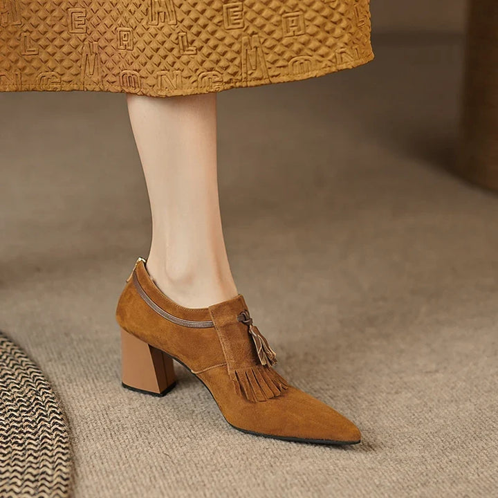 Amabel Fringe Tassel Pumps