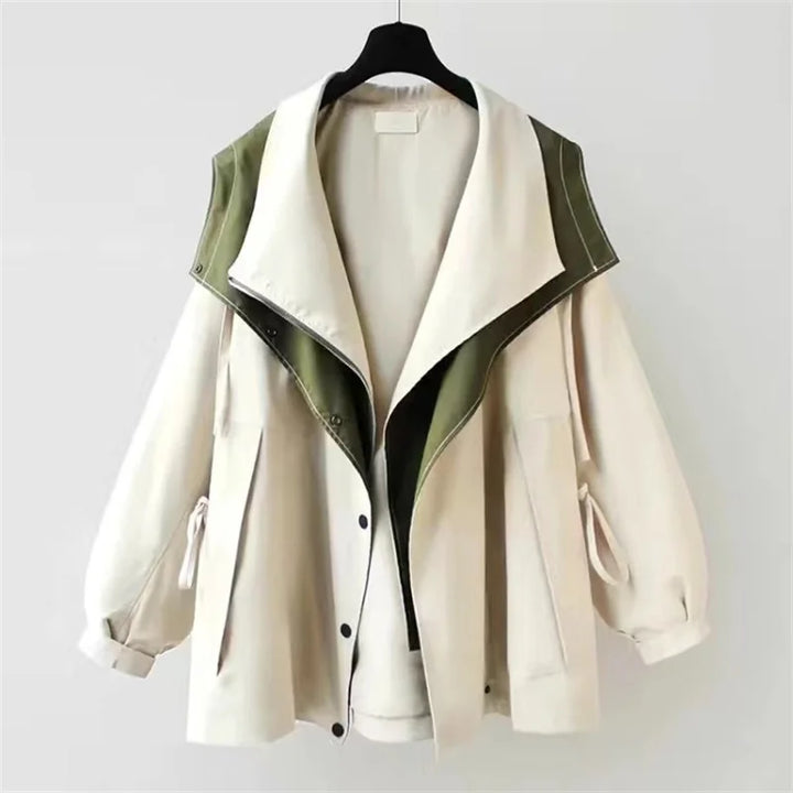 Calliope Contrast Collar Trench