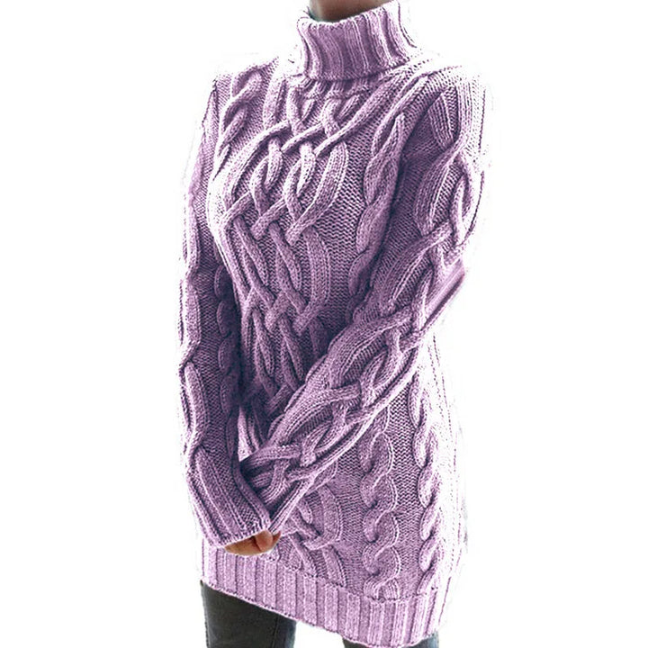 Halden Cable Knit Sweater Dress
