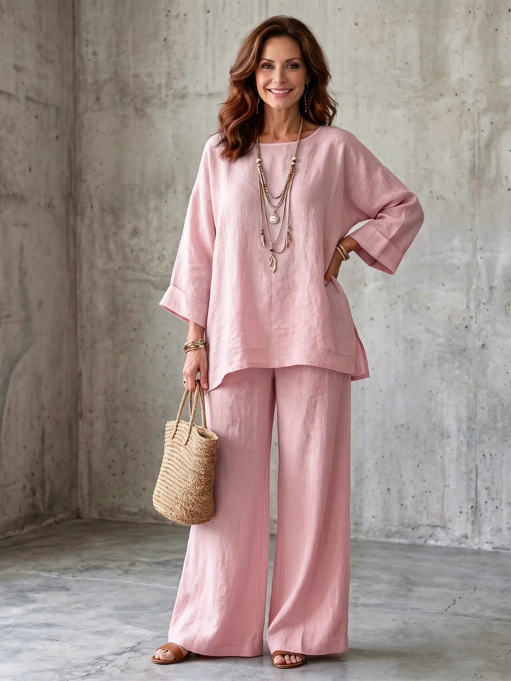 Nellie Casual Wide Leg Set